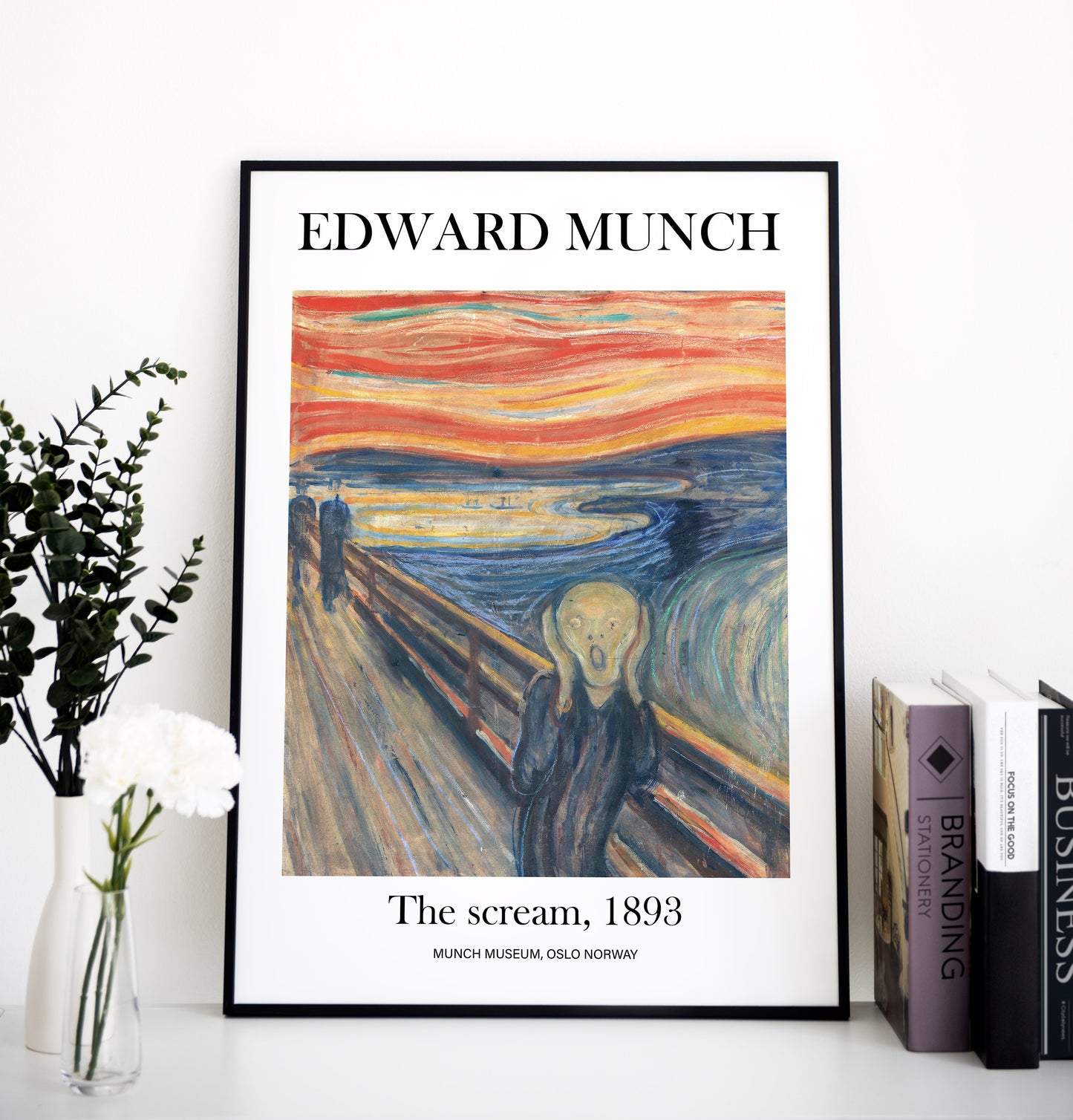 Edward Munch Scream print, Museum Exhibition Poster, Edward Munch Wall Décor, Edward Munch Poster, Edward Munch Gifts, Art Lover Gift