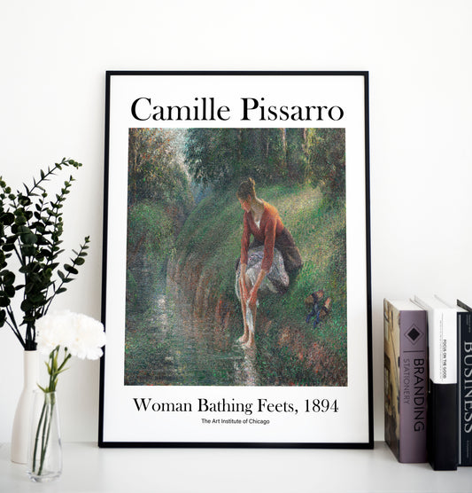 Camille Pissarro Woman Summer Print, Museum Exhibition Poster, Camille Pissarro Wall Décor, Camille Pissarro Gifts, Art Lover Gift