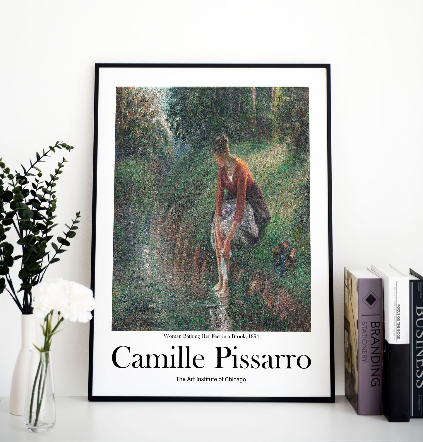 Camille Pissarro Woman Summer Print, Museum Exhibition Poster, Camille Pissarro Wall Décor, Camille Pissarro Gifts, Art Lover Gift