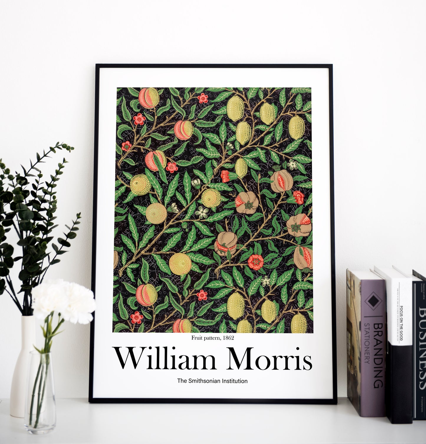 William Morris's Fruit pattern print, Museum Exhibition Poster, William Morris Wall Décor, William Morris Gifts, Art Lover Gift