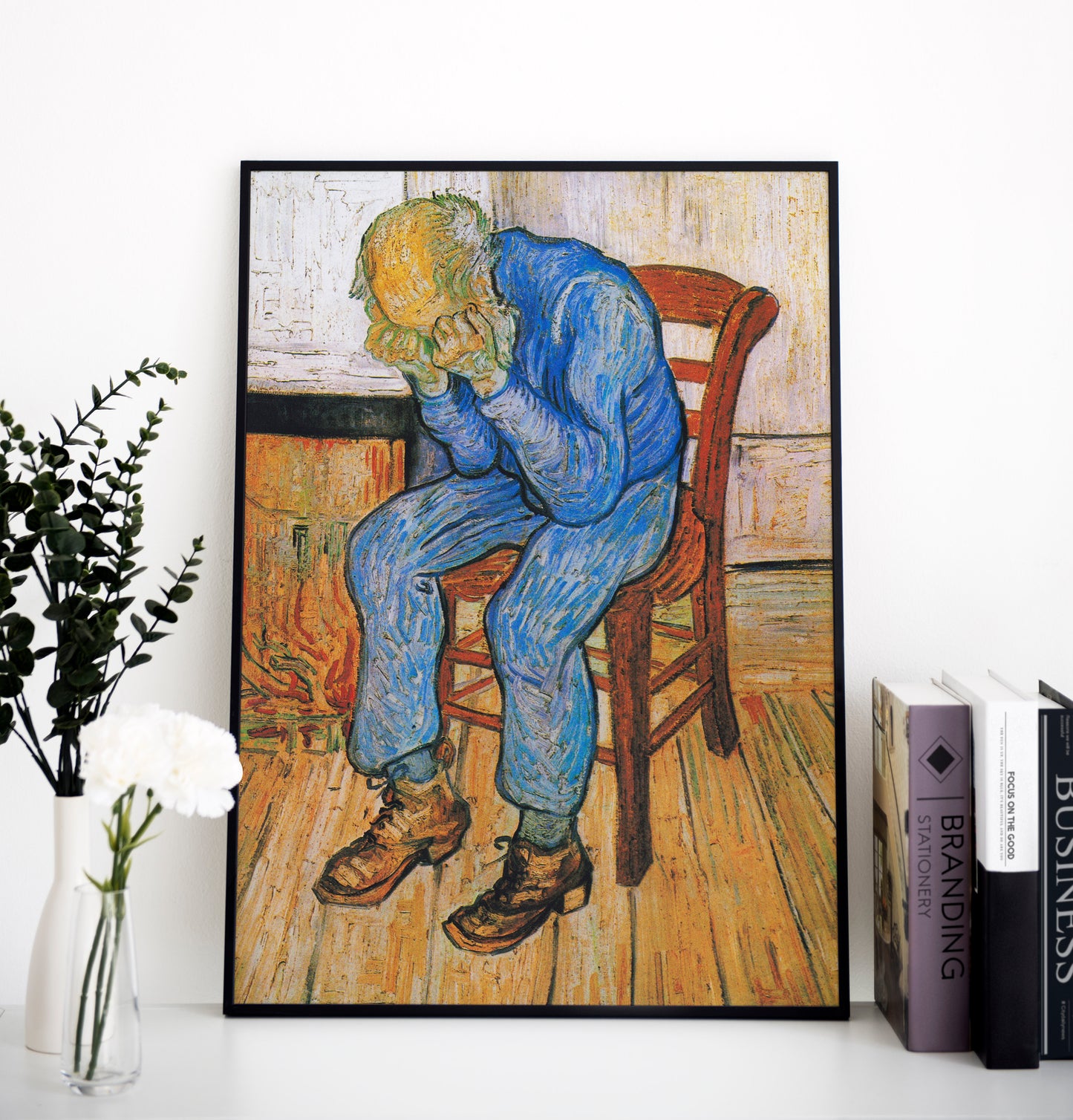 Van Gogh Poster - The Church at Auvers | Wall Art | Historical Painting | Printable Wall Art | Home Decor | Famous Art | Classical Artwork |