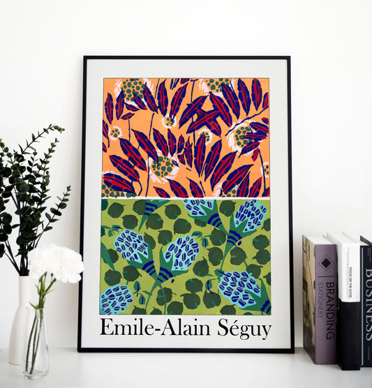 E.A Seguy Vintage Flower Print, Museum Exhibition Poster, E.A Seguy Wall Décor, E.A Seguy Poster, E.A Seguy  Gifts, Art Lover Gift