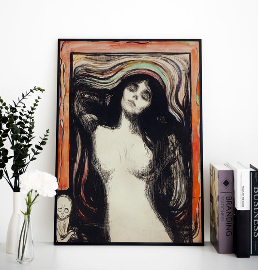 Edvard Munch - Madonna | Wall Art | Historical Painting | Printable Wall Art | Home Decor | Famous Art | Classical Artwork |