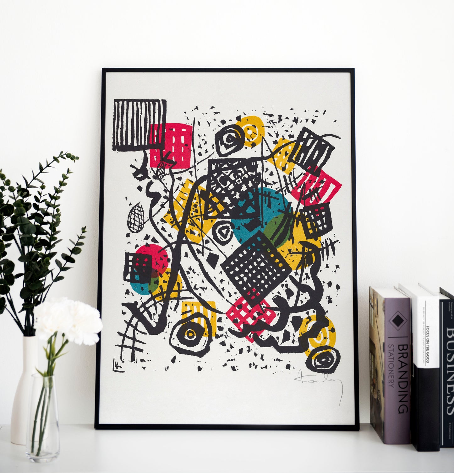 Wassily Kandinsky - Kleine Welten V | Wall Art | Historical Painting | Printable Wall Art | Home Decor | Famous Art | Classical Artwork |