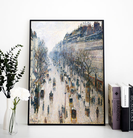 Camille Pissarro City Print, Museum Exhibition Poster, Camille Pissarro Wall Décor, Camille Pissarro Gifts, Art Lover Gift