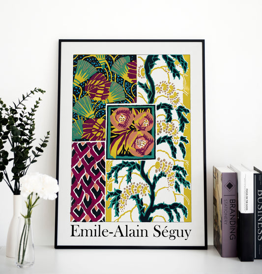 E.A Seguy Vintage floral print, Museum Exhibition Poster, E.A Seguy Wall Décor, E.A Seguy Poster, E.A Seguy  Gifts, Art Lover Gift