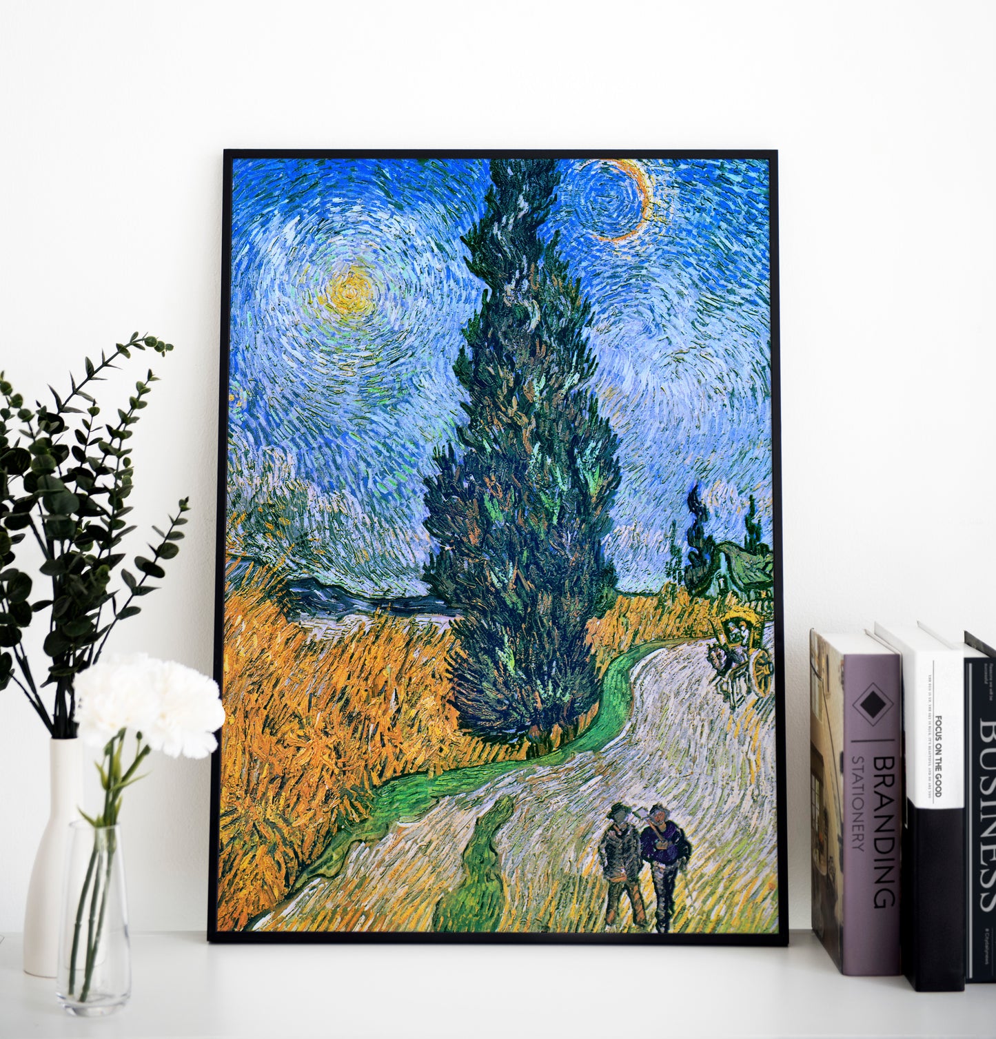 Van Gogh Poster - Famous Artist Remake | Wall Art | Historical Painting | Printable Wall Art | Home Decor | Famous Art | Classical Artwork |