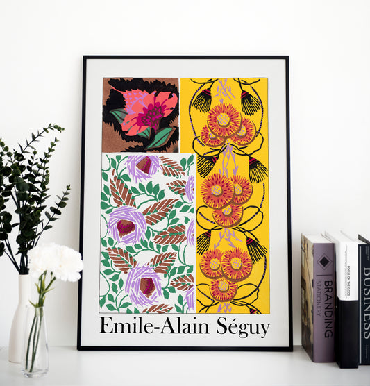 E.A Seguy Vintage floral print, Museum Exhibition Poster, E.A Seguy Wall Décor, E.A Seguy Poster, E.A Seguy  Gifts, Art Lover Gift