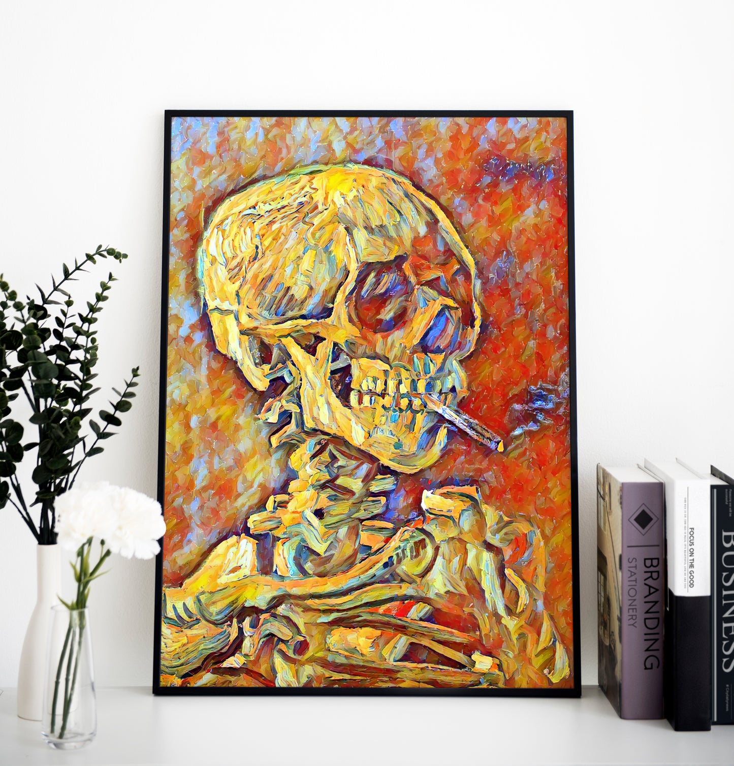 Van Gogh Poster - Famous Artist Remake | Wall Art | Historical Painting | Printable Wall Art | Home Decor | Famous Art | Classical Artwork |