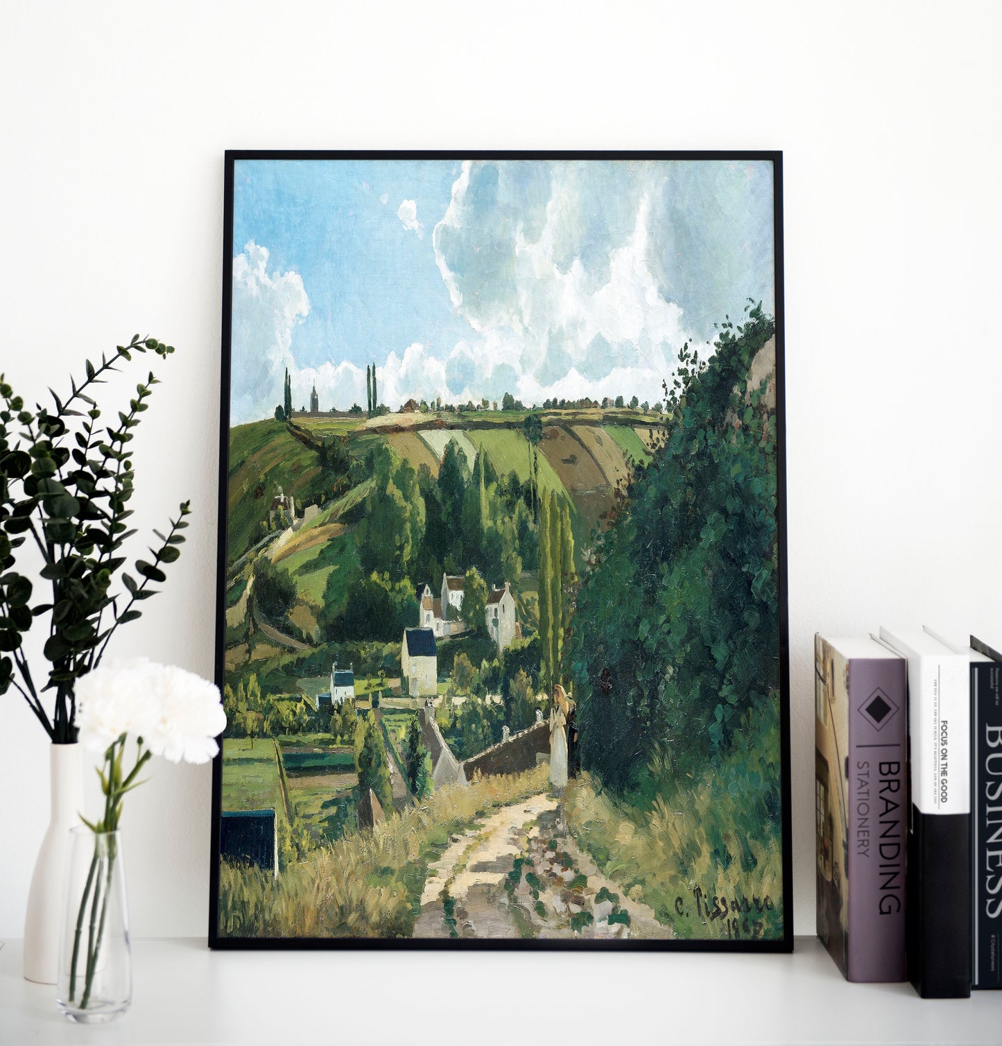 Camille Pissarro Summer Hills Print, Museum Exhibition Poster, Camille Pissarro Wall Décor, Camille Pissarro Gifts, Art Lover Gift