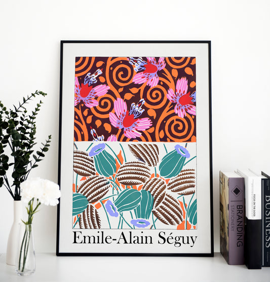 E.A Seguy Vintage Flower Print, Museum Exhibition Poster, E.A Seguy Wall Décor, E.A Seguy Poster, E.A Seguy  Gifts, Art Lover Gift