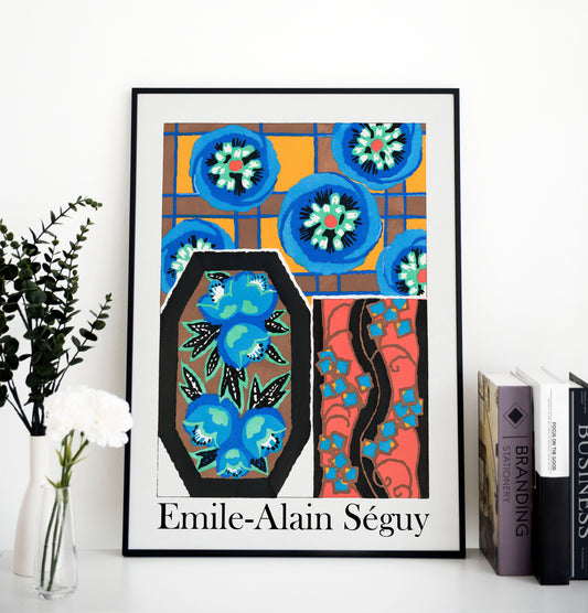 E.A Seguy Vintage floral print, Museum Exhibition Poster, E.A Seguy Wall Décor, E.A Seguy Poster, E.A Seguy  Gifts, Art Lover Gift