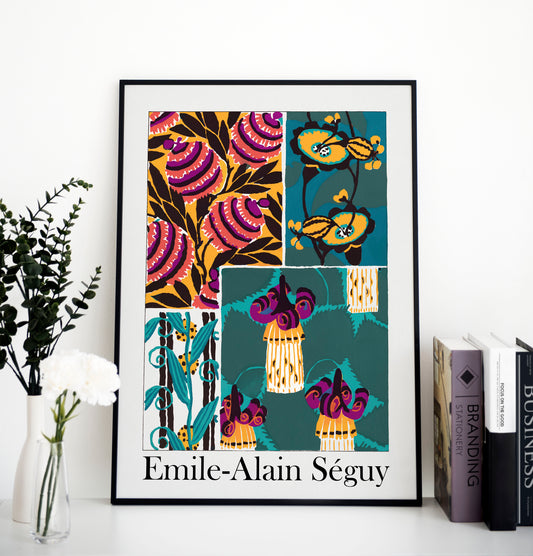 E.A Seguy Vintage floral print, Museum Exhibition Poster, E.A Seguy Wall Décor, E.A Seguy Poster, E.A Seguy  Gifts, Art Lover Gift