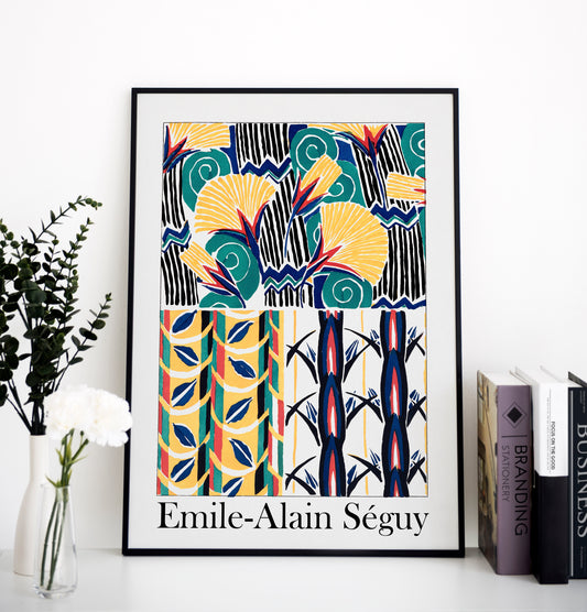 E.A Seguy Vintage floral print, Museum Exhibition Poster, E.A Seguy Wall Décor, E.A Seguy Poster, E.A Seguy  Gifts, Art Lover Gift