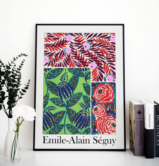 E.A Seguy Vintage floral print, Museum Exhibition Poster, E.A Seguy Wall Décor, E.A Seguy Poster, E.A Seguy  Gifts, Art Lover Gift