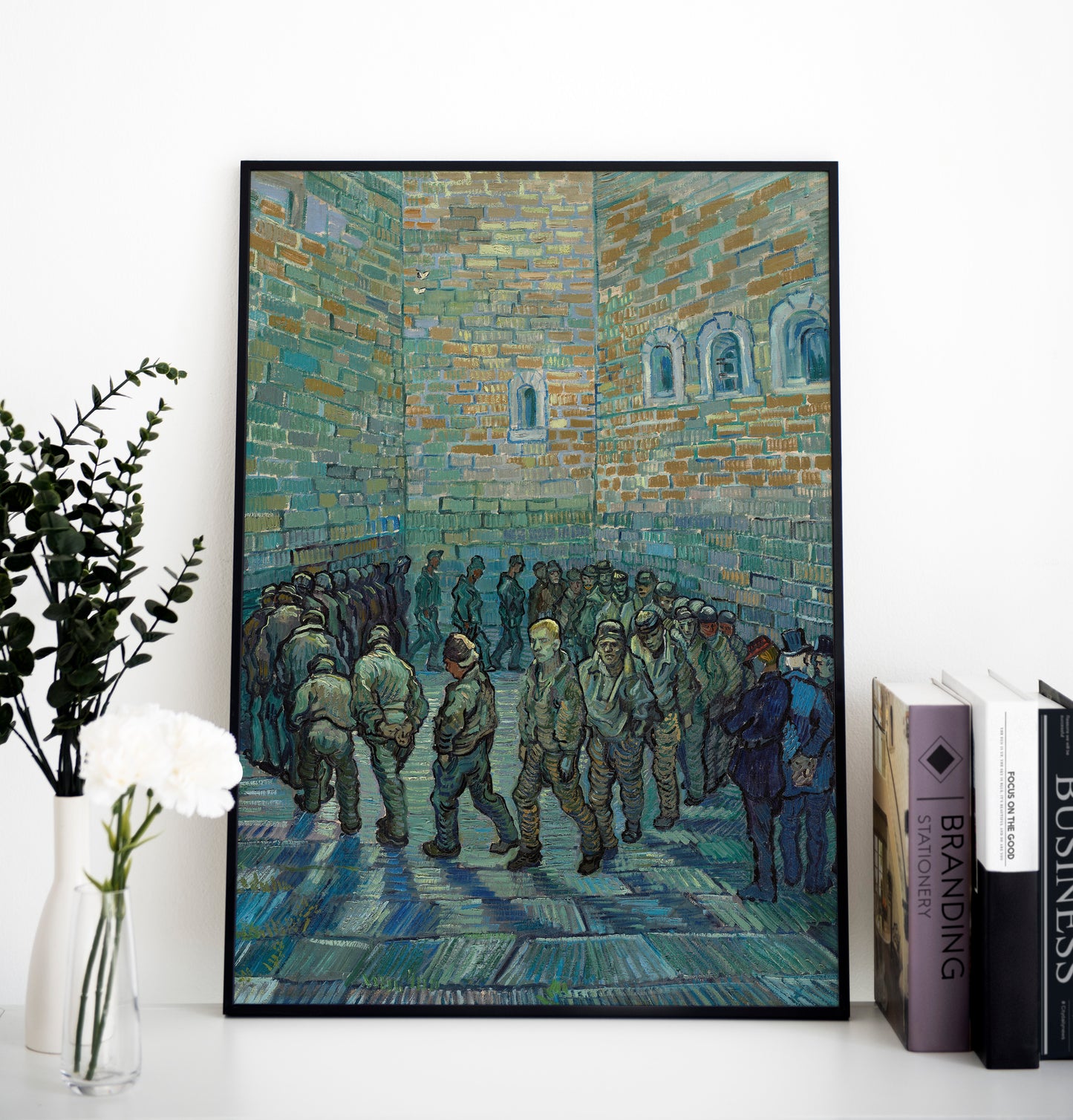 Van Gogh Poster - Prisoners' Round | Wall Art | Historical Painting | Printable Wall Art | Home Decor | Famous Art | Classical Artwork |