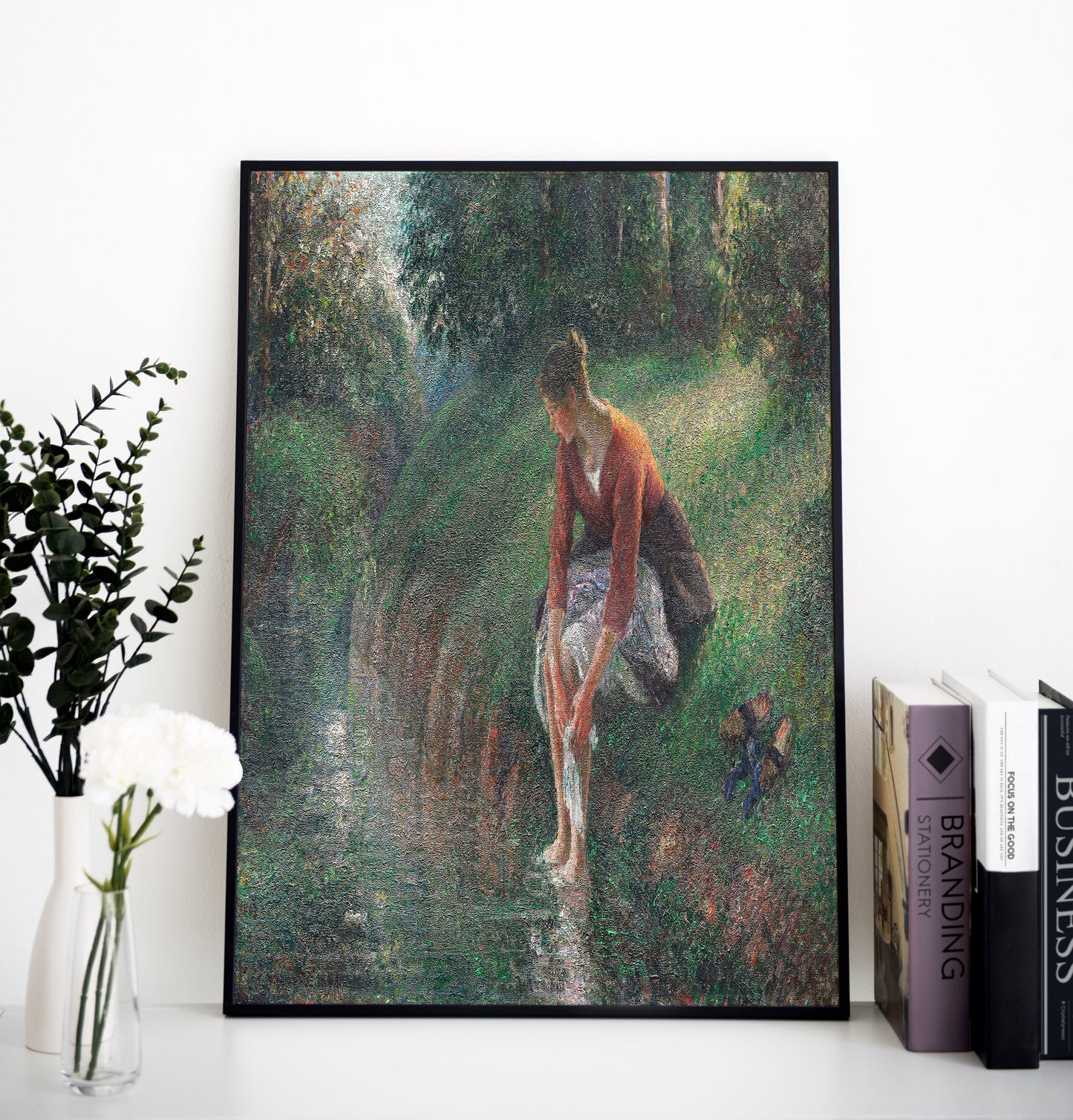 Camille Pissarro Woman Summer Print, Museum Exhibition Poster, Camille Pissarro Wall Décor, Camille Pissarro Gifts, Art Lover Gift