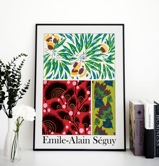 E.A Seguy Vintage Flower Print, Museum Exhibition Poster, E.A Seguy Wall Décor, E.A Seguy Poster, E.A Seguy  Gifts, Art Lover Gift