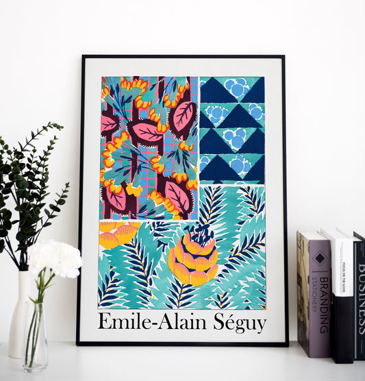 E.A Seguy Vintage Flower Print, Museum Exhibition Poster, E.A Seguy Wall Décor, E.A Seguy Poster, E.A Seguy  Gifts, Art Lover Gift