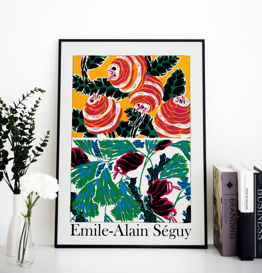 E.A Seguy Vintage floral print, Museum Exhibition Poster, E.A Seguy Wall Décor, E.A Seguy Poster, E.A Seguy  Gifts, Art Lover Gift