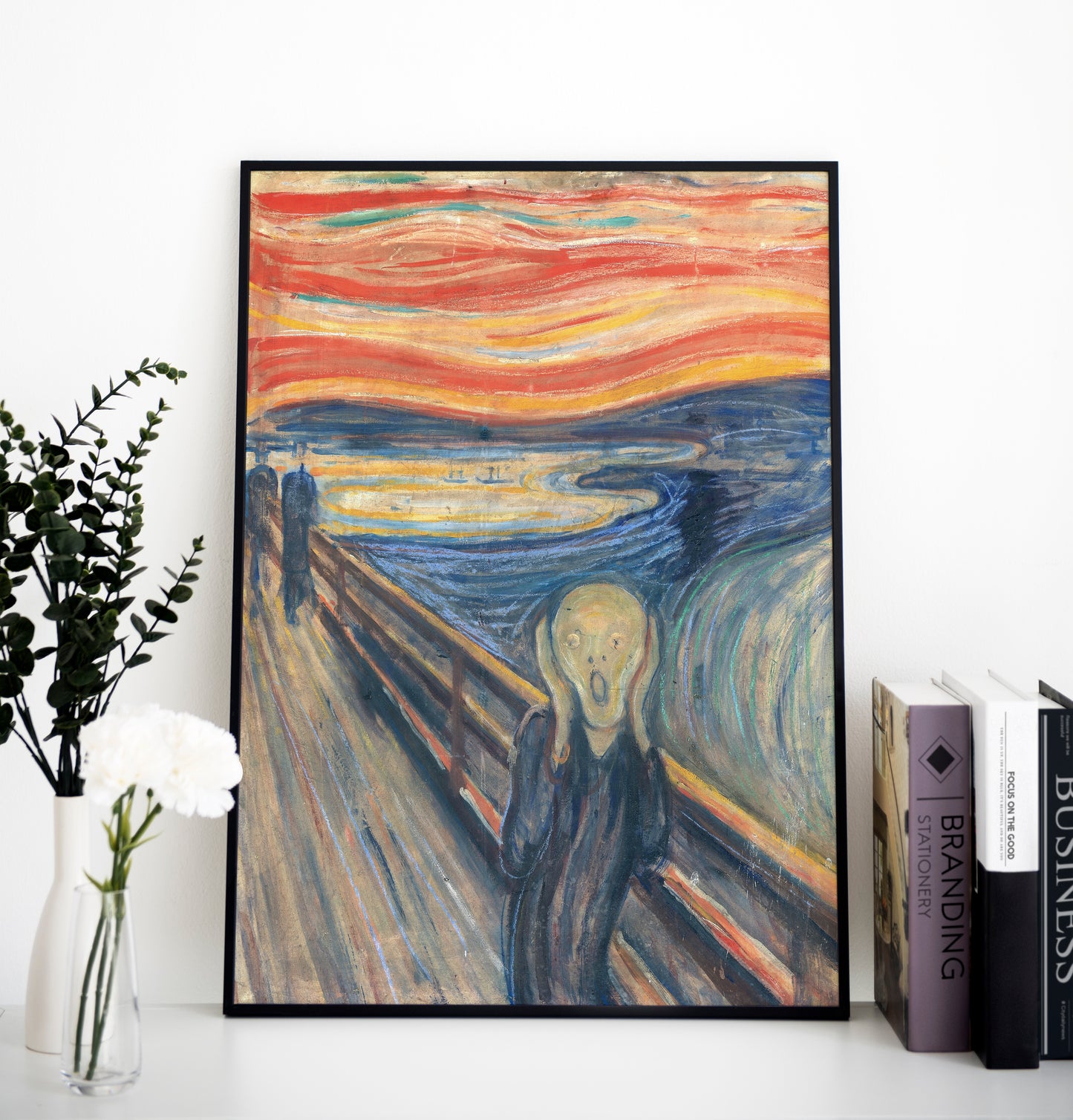 Edvard Munch - The scream | Wall Art | Historical Painting | Printable Wall Art | Home Decor | Famous Art | Classical Artwork |