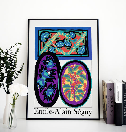 E.A Seguy Vintage floral print, Museum Exhibition Poster, E.A Seguy Wall Décor, E.A Seguy Poster, E.A Seguy  Gifts, Art Lover Gift