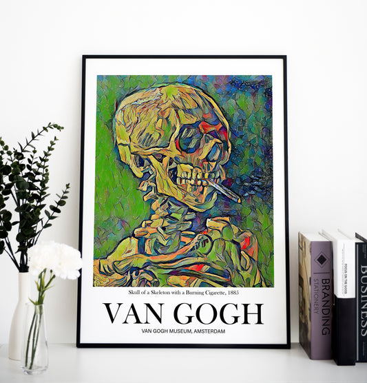 Van Gogh Poster - Famous Artist Remake | Wall Art | Historical Painting | Printable Wall Art | Home Decor | Famous Art | Classical Artwork|