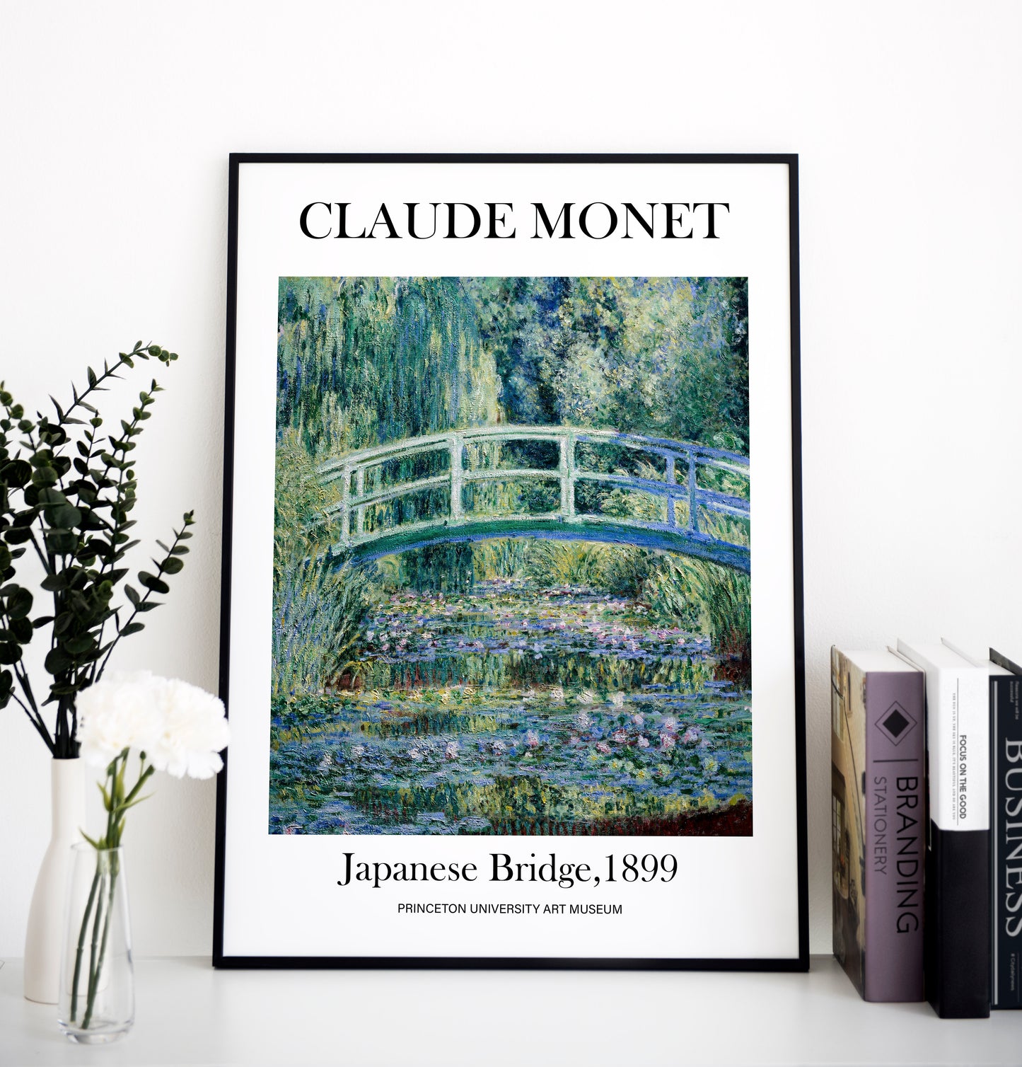 Claude Monet Bridge Print, Museum Exhibition Poster, Claude Monet Wall Décor, Claude Monet Poster, Claude Monet Gifts, Art Lover Gift