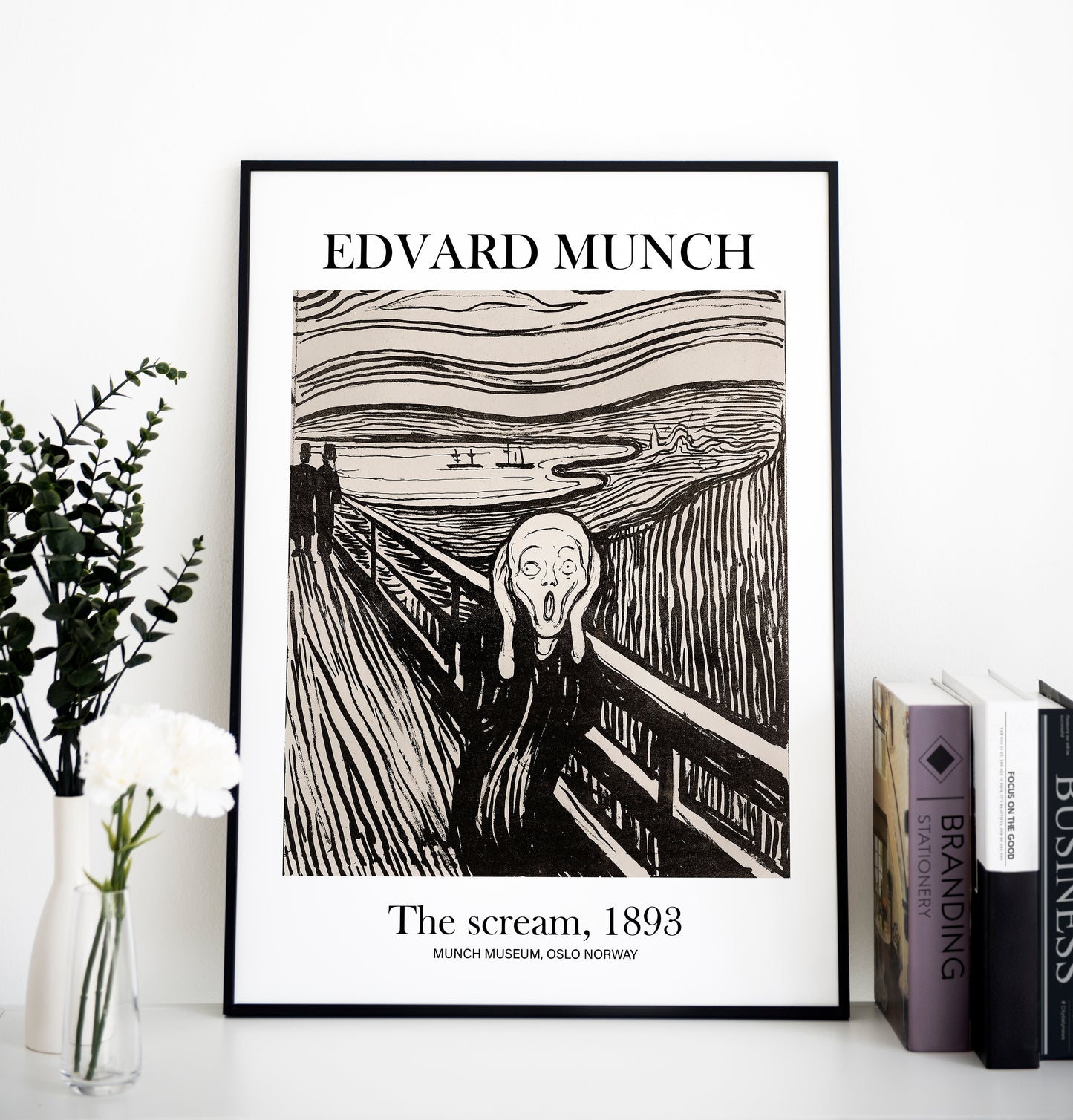 Edvard Munch Poster - The scream Remake | Wall Art | Historical Painting | Printable Wall Art | Home Decor | Famous Art | Classical Artwork|