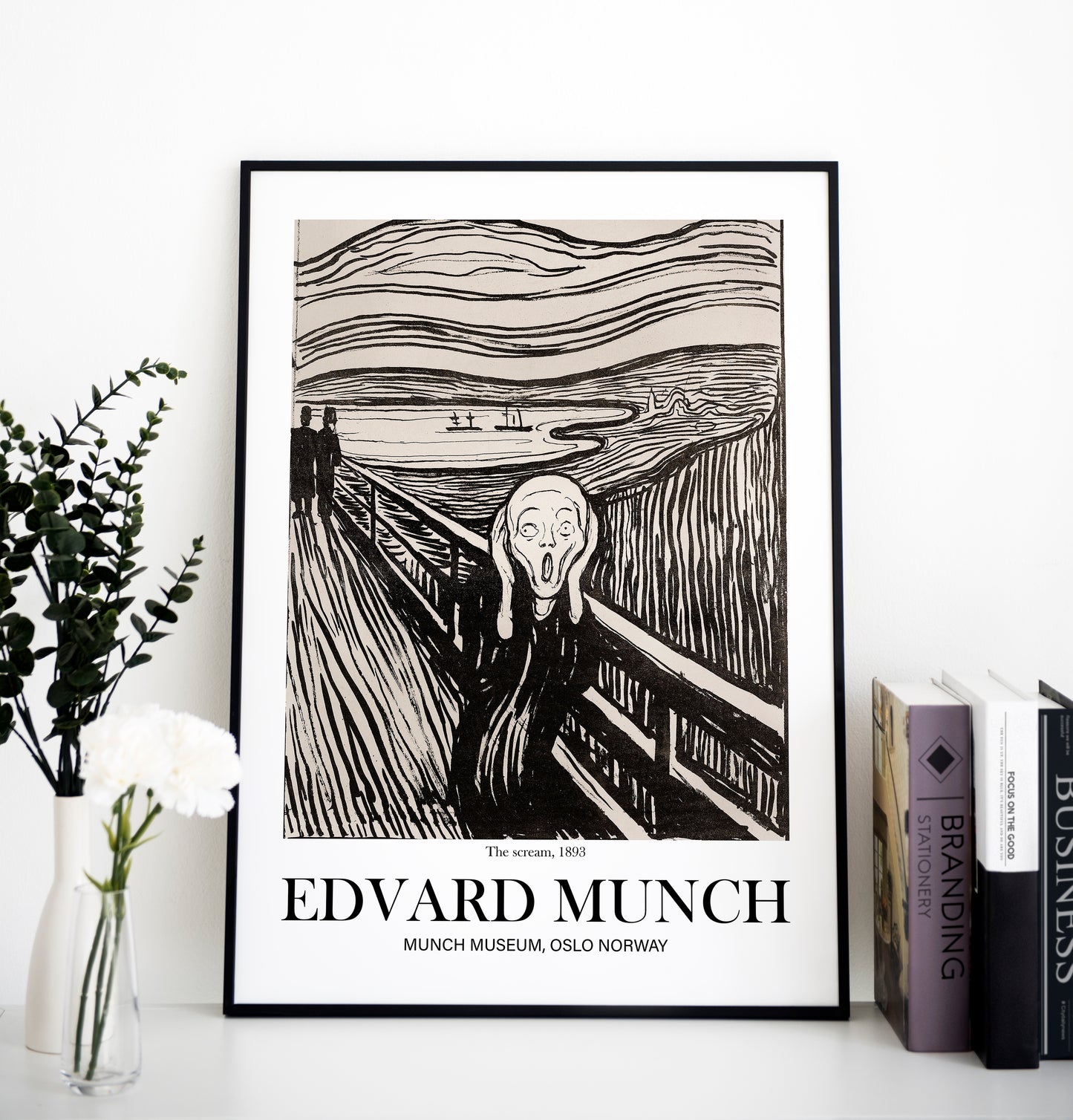 Edvard Munch Poster - The scream Remake | Wall Art | Historical Painting | Printable Wall Art | Home Decor | Famous Art | Classical Artwork|