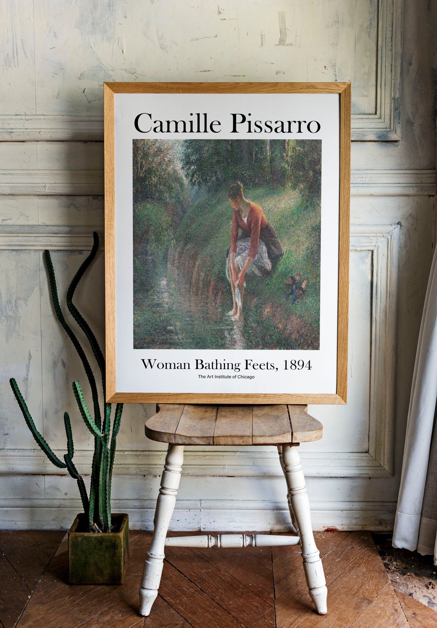 Camille Pissarro Woman Summer Print, Museum Exhibition Poster, Camille Pissarro Wall Décor, Camille Pissarro Gifts, Art Lover Gift