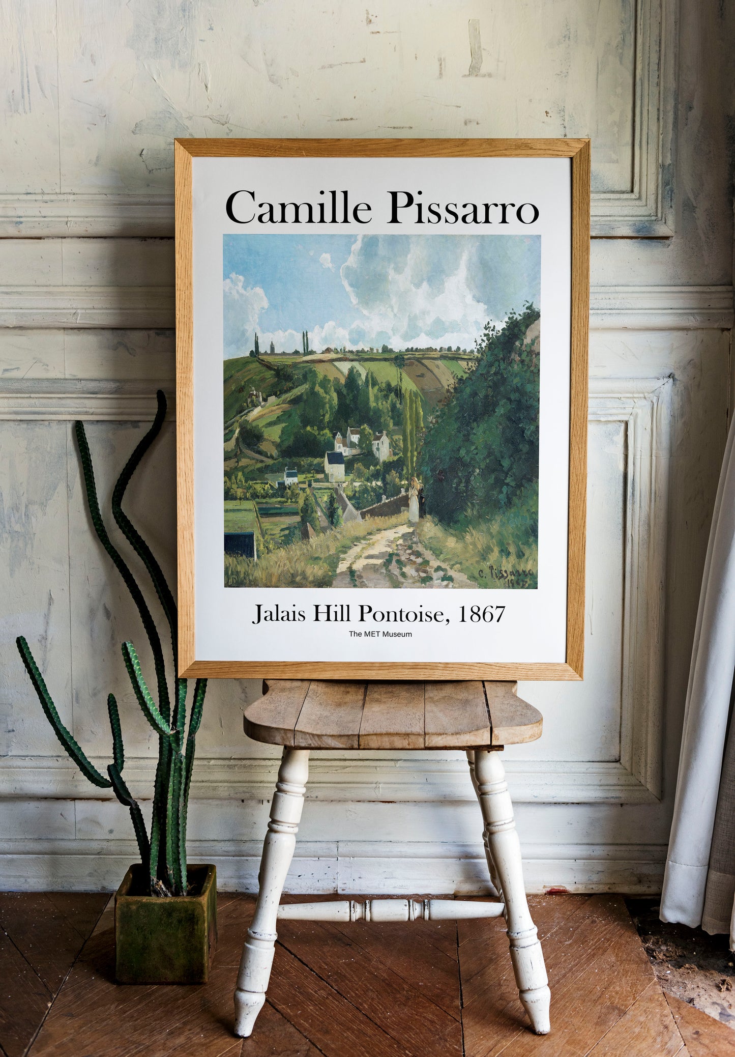 Camille Pissarro Summer Hills Print, Museum Exhibition Poster, Camille Pissarro Wall Décor, Camille Pissarro Gifts, Art Lover Gift