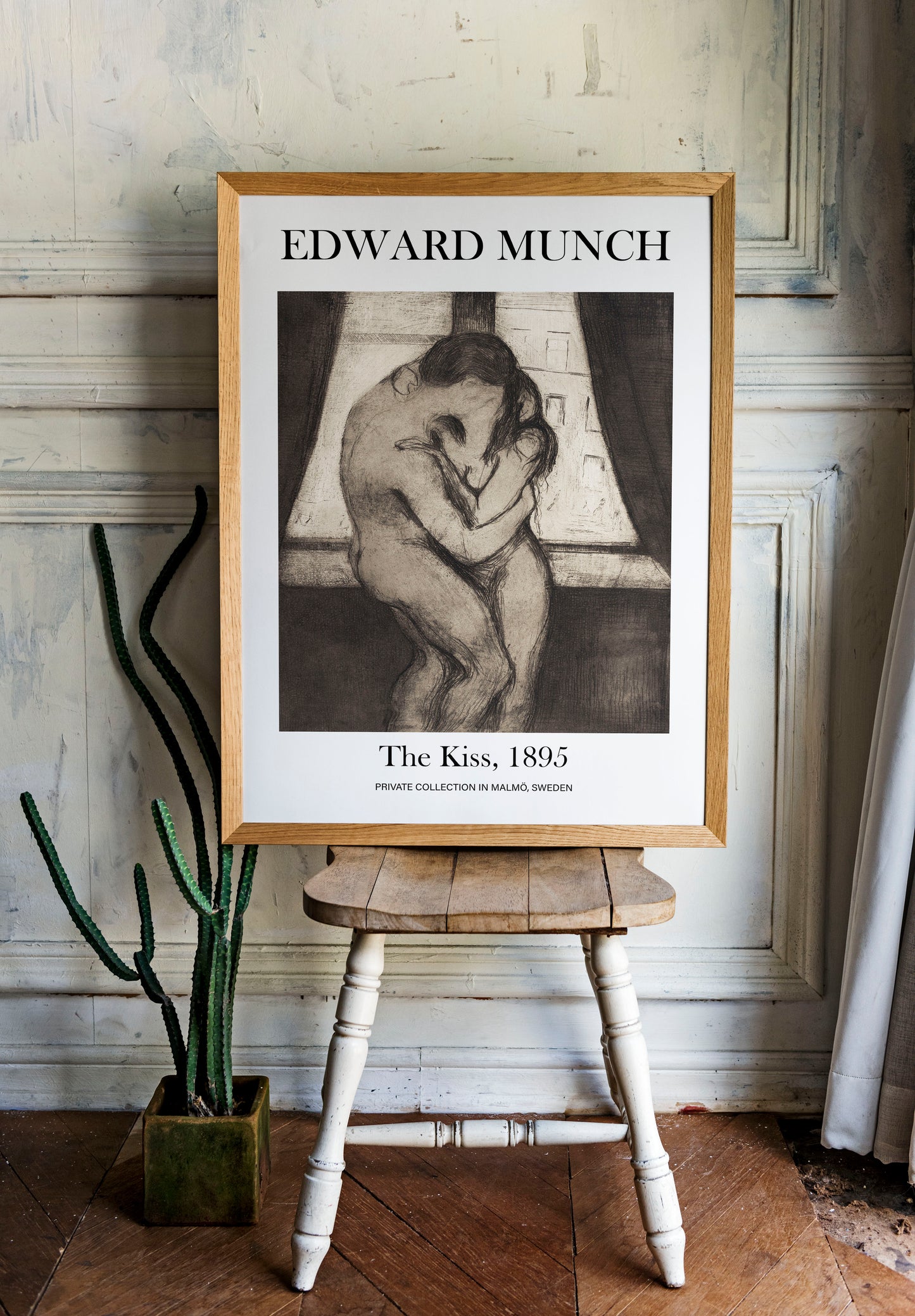 Edward Munch Kissing print, Museum Exhibition Poster, Edward Munch Wall Décor, Edward Munch Poster, Edward Munch Gifts, Art Lover Gift