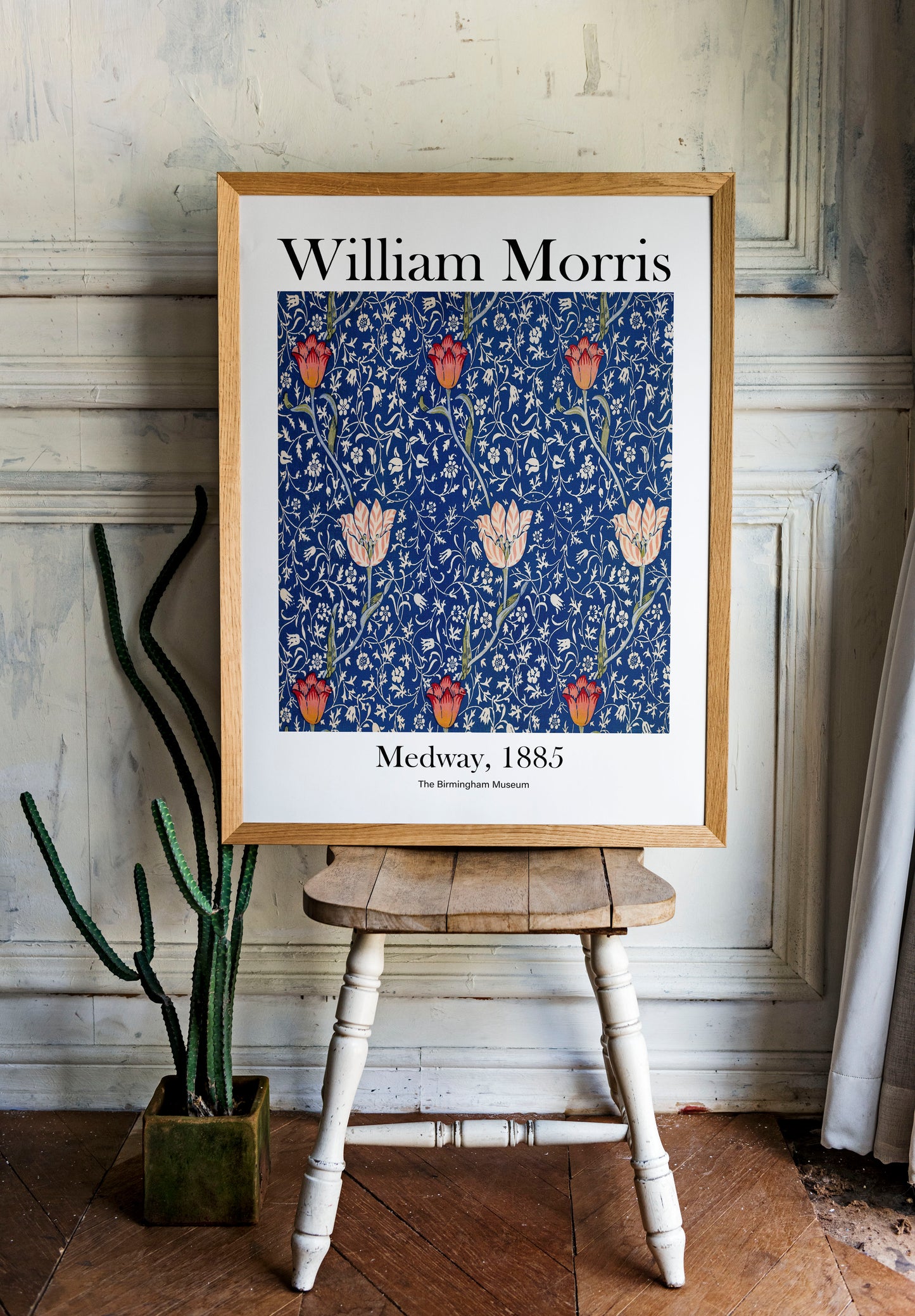 William Morris's Flower pattern print, Museum Exhibition Poster, William Morris Wall Décor, William Morris Gifts, Art Lover Gift