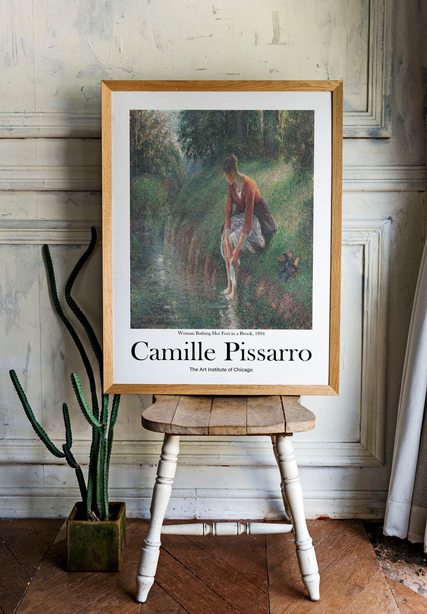 Camille Pissarro Woman Summer Print, Museum Exhibition Poster, Camille Pissarro Wall Décor, Camille Pissarro Gifts, Art Lover Gift