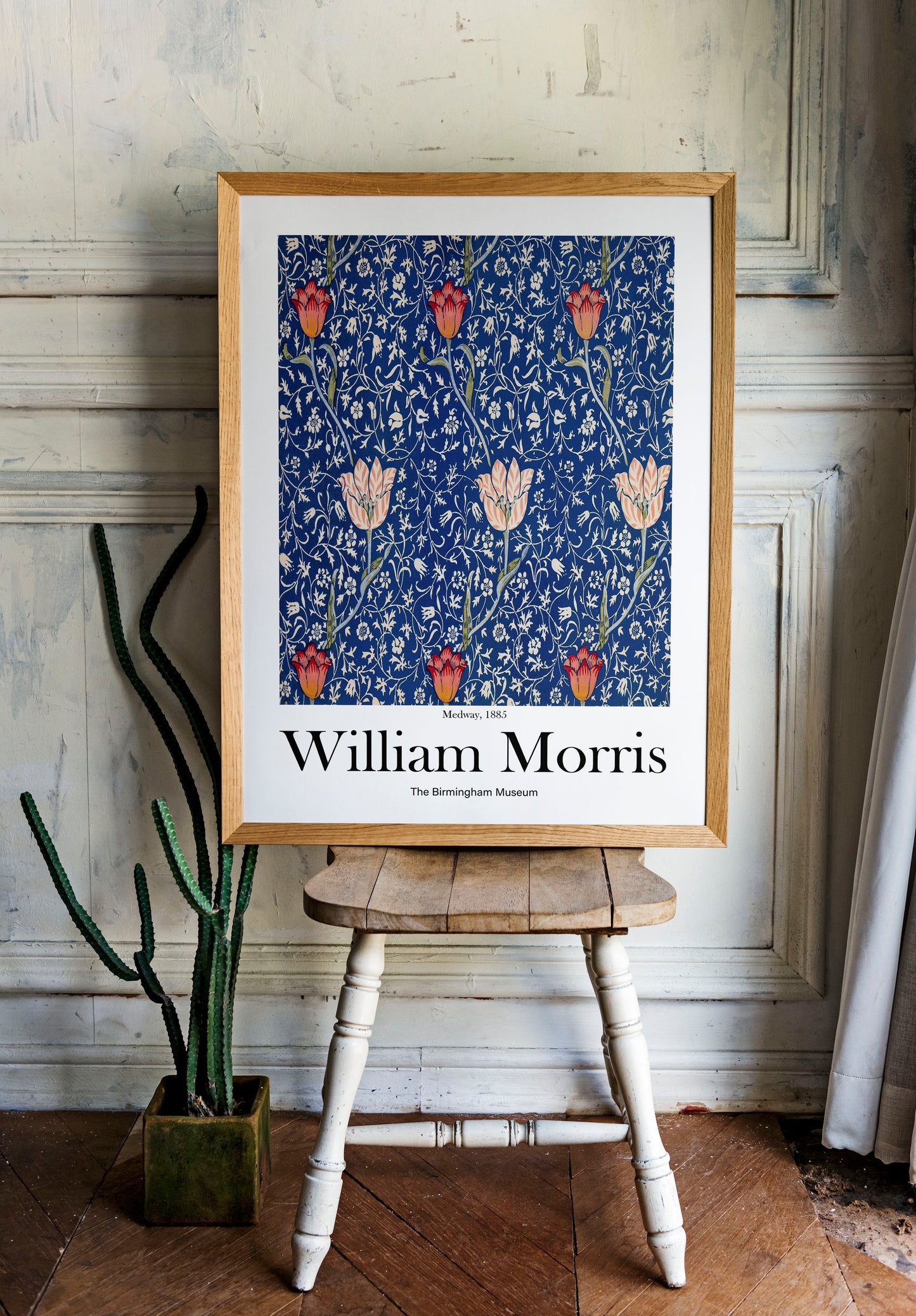 William Morris's Flower pattern print, Museum Exhibition Poster, William Morris Wall Décor, William Morris Gifts, Art Lover Gift