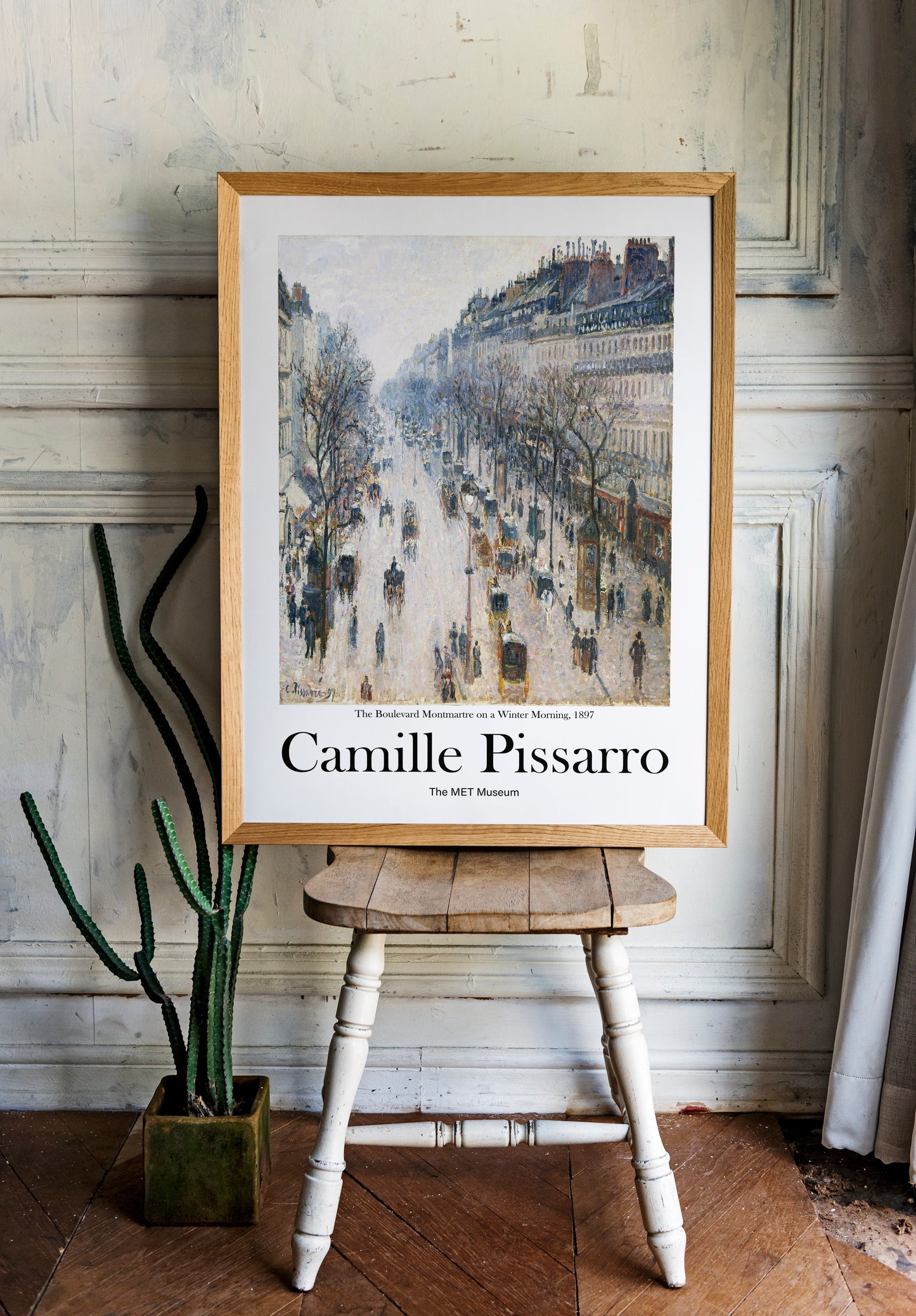 Camille Pissarro City Print, Museum Exhibition Poster, Camille Pissarro Wall Décor, Camille Pissarro Gifts, Art Lover Gift