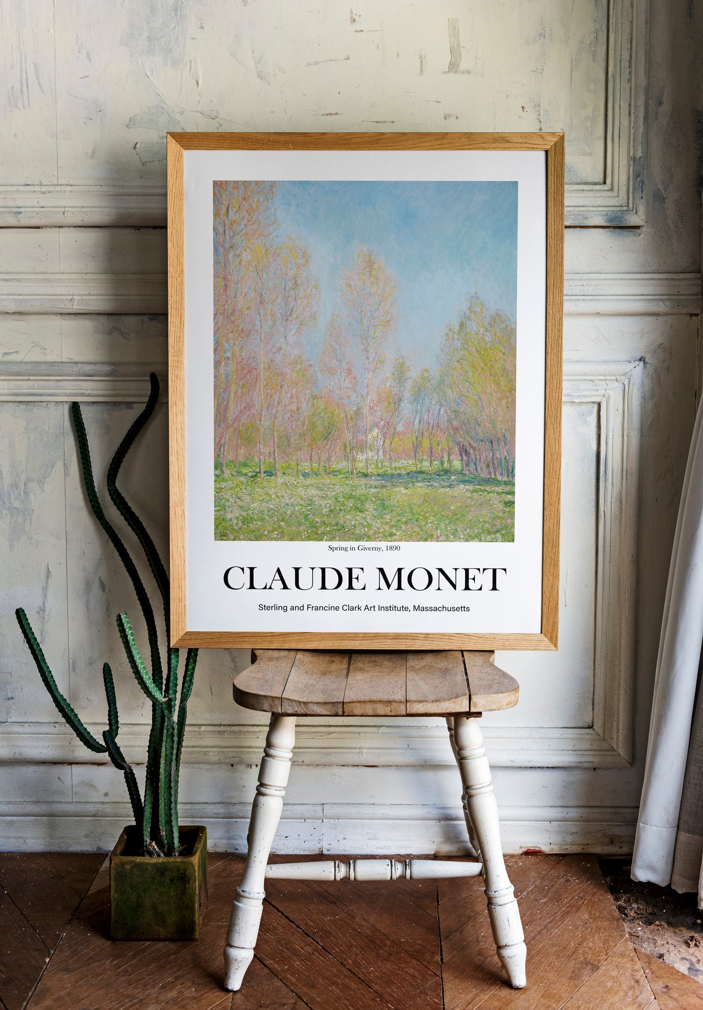 Claude Monet - Spring in Giverny | Wall Art | Historical Painting | Printable Wall Art | Home Decor | Famous Art | Classical Artwork |