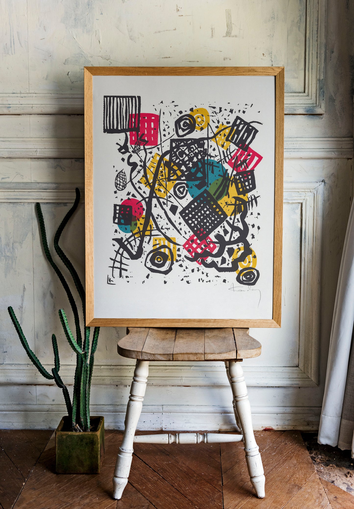 Wassily Kandinsky - Kleine Welten V | Wall Art | Historical Painting | Printable Wall Art | Home Decor | Famous Art | Classical Artwork |