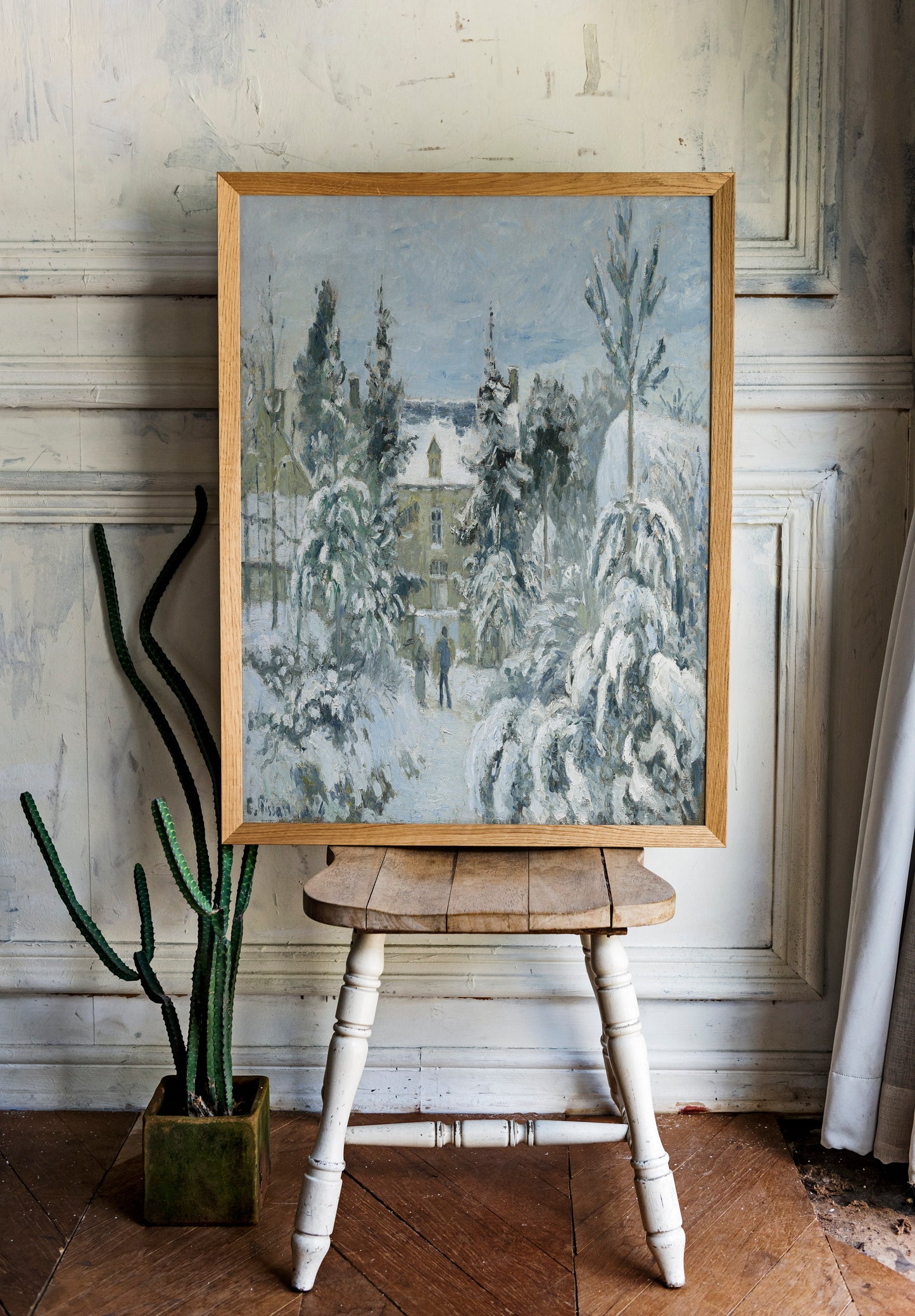 Camille Pissarro Winter Snow Print, Museum Exhibition Poster, Camille Pissarro Wall Décor, Camille Pissarro Gifts, Art Lover Gift