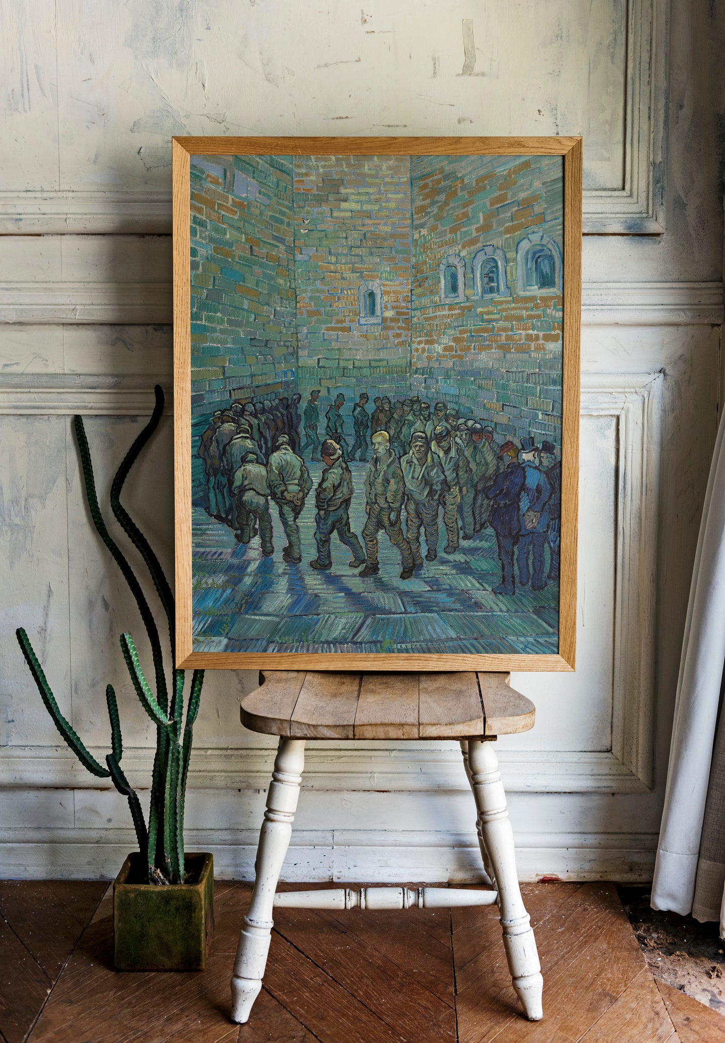 Van Gogh Poster - Prisoners' Round | Wall Art | Historical Painting | Printable Wall Art | Home Decor | Famous Art | Classical Artwork |