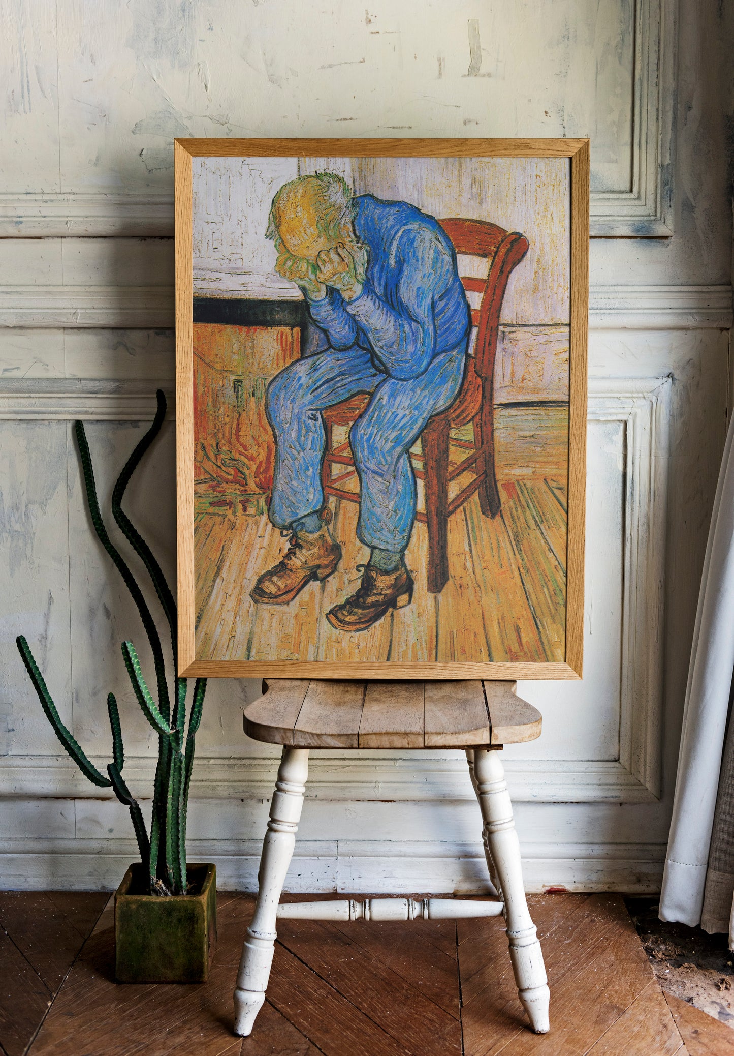 Van Gogh Poster - The Church at Auvers | Wall Art | Historical Painting | Printable Wall Art | Home Decor | Famous Art | Classical Artwork |