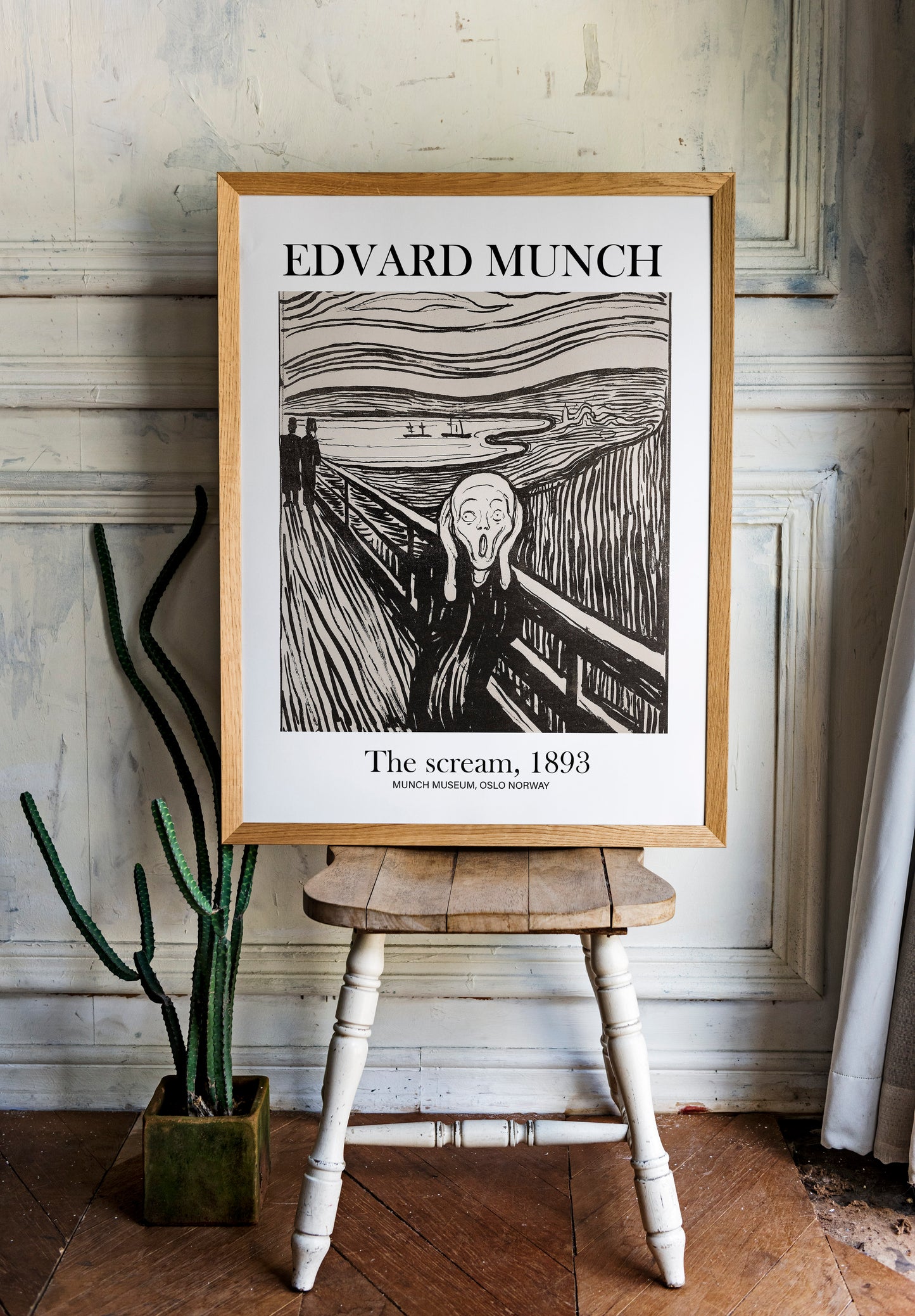 Edvard Munch Poster - The scream Remake | Wall Art | Historical Painting | Printable Wall Art | Home Decor | Famous Art | Classical Artwork|