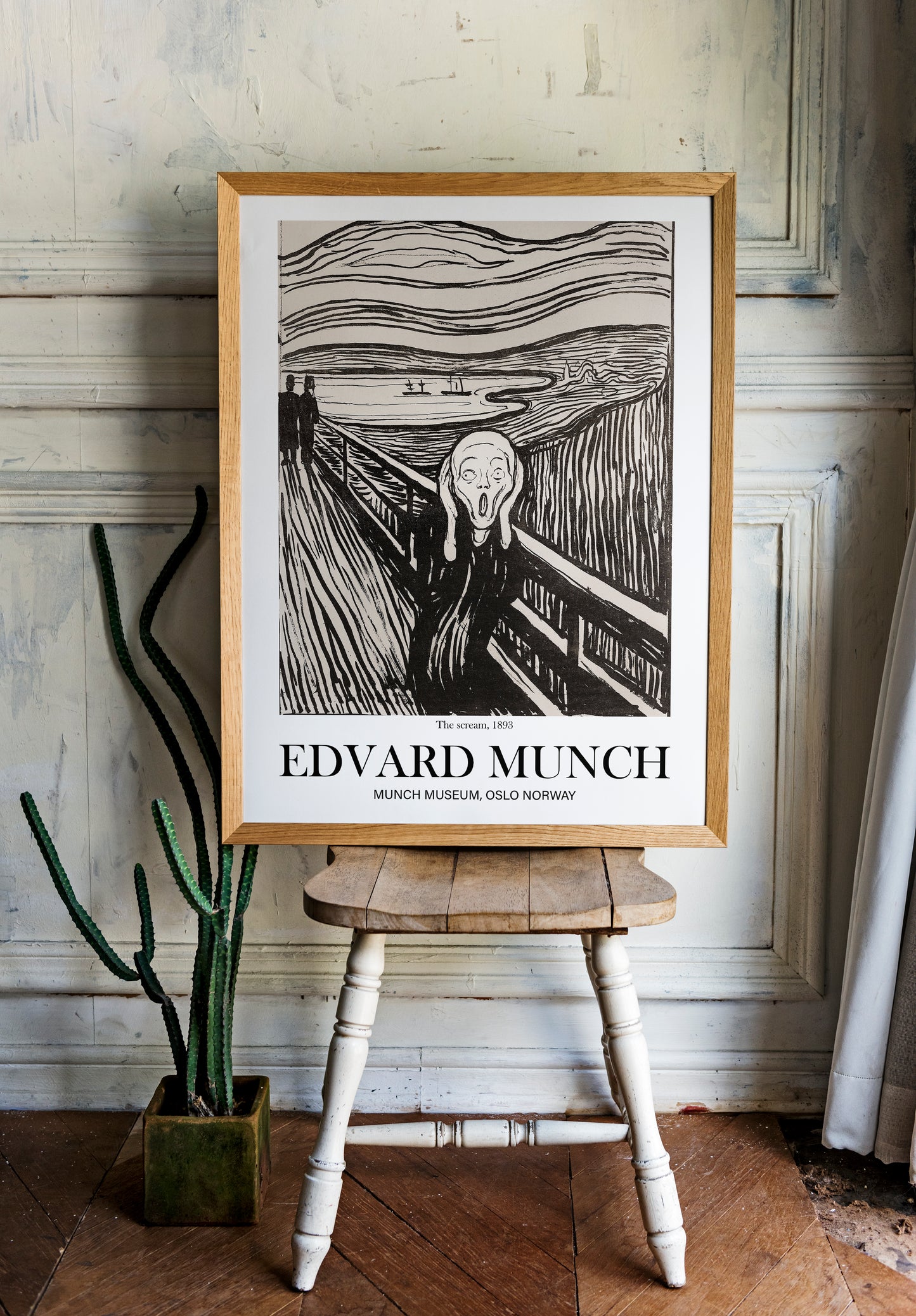 Edvard Munch Poster - The scream Remake | Wall Art | Historical Painting | Printable Wall Art | Home Decor | Famous Art | Classical Artwork|