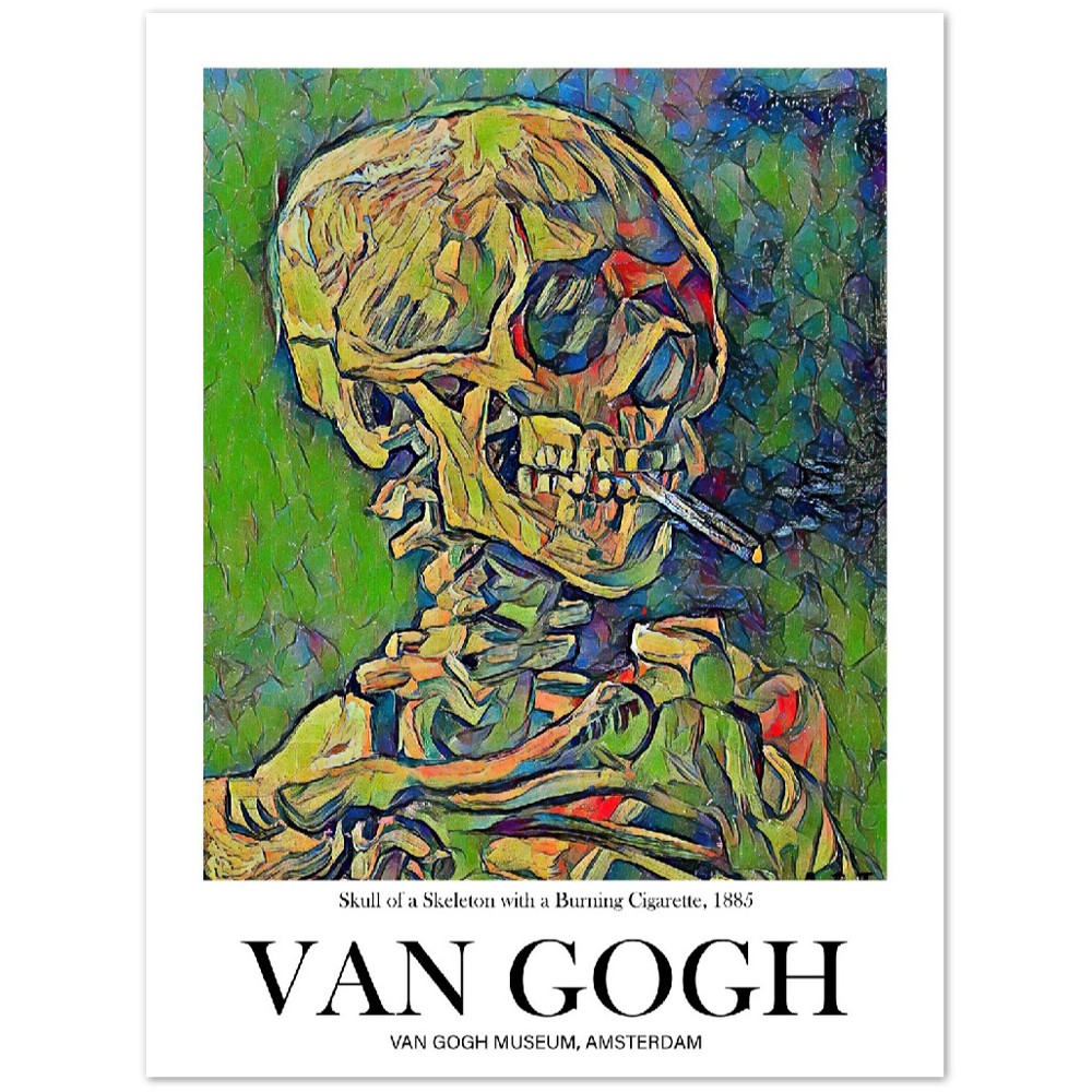 Van Gogh Poster - Famous Artist Remake | Wall Art | Historical Painting | Printable Wall Art | Home Decor | Famous Art | Classical Artwork|