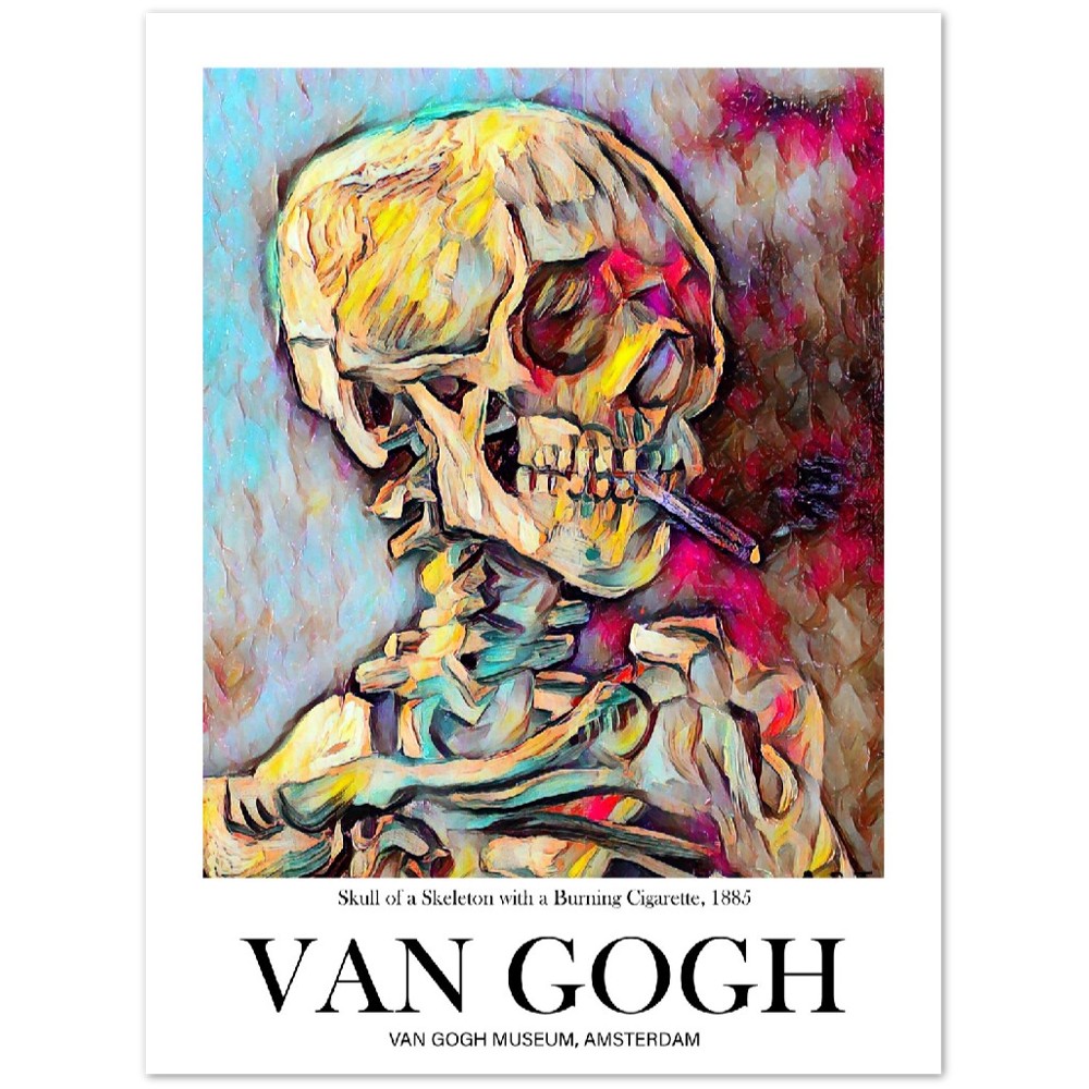 Van Gogh Poster - Famous Artist Remake | Wall Art | Historical Painting | Printable Wall Art | Home Decor | Famous Art | Classical Artwork|