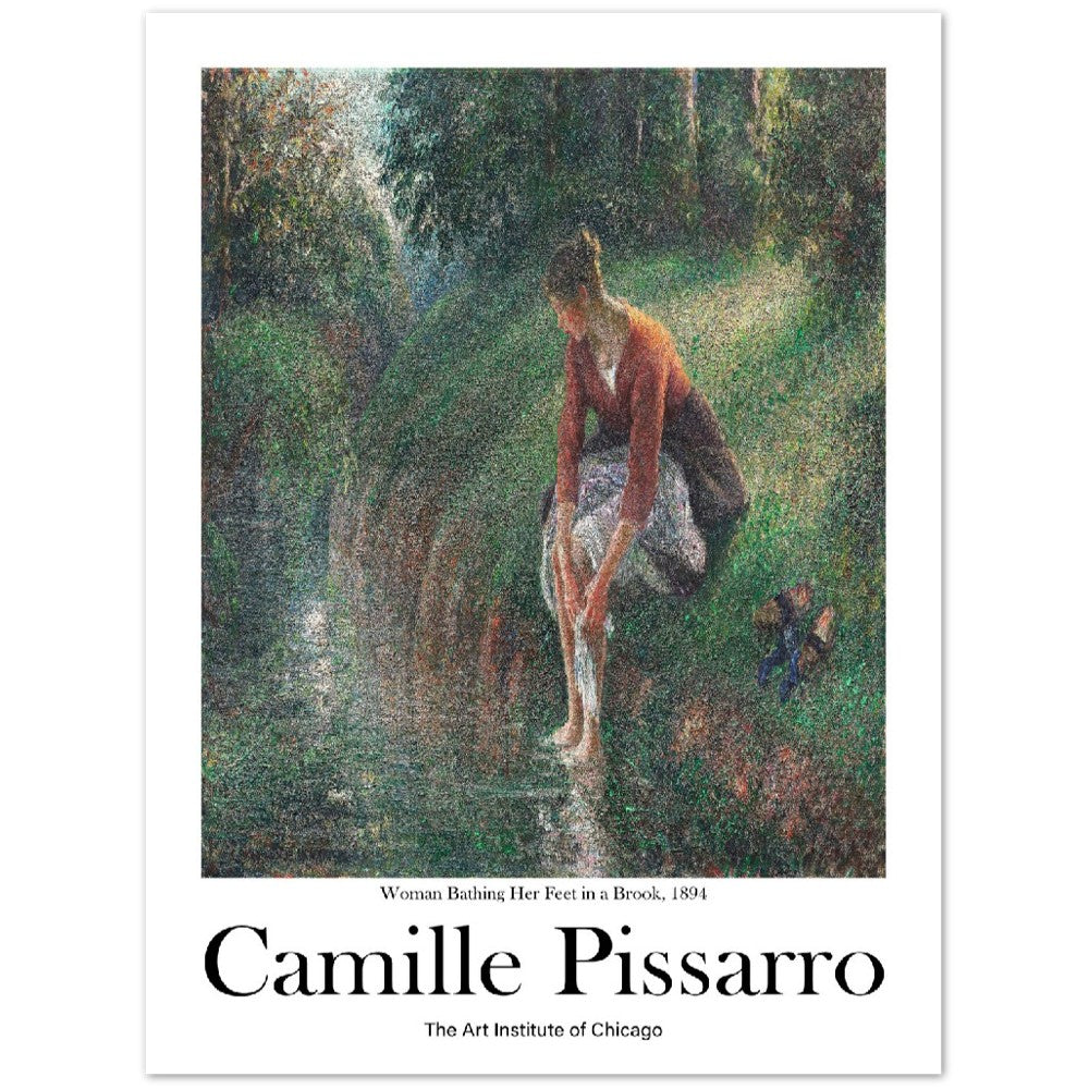 Camille Pissarro Woman Summer Print, Museum Exhibition Poster, Camille Pissarro Wall Décor, Camille Pissarro Gifts, Art Lover Gift