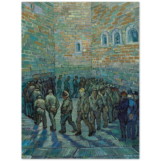 Van Gogh Poster - Prisoners' Round | Wall Art | Historical Painting | Printable Wall Art | Home Decor | Famous Art | Classical Artwork |