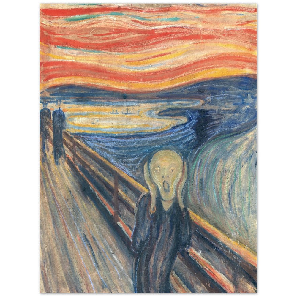 Edvard Munch - The scream | Wall Art | Historical Painting | Printable Wall Art | Home Decor | Famous Art | Classical Artwork |