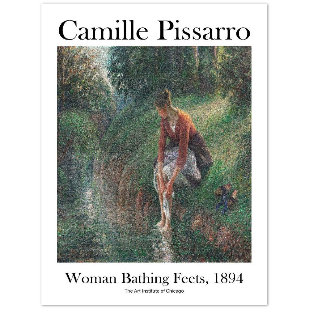 Camille Pissarro Woman Summer Print, Museum Exhibition Poster, Camille Pissarro Wall Décor, Camille Pissarro Gifts, Art Lover Gift